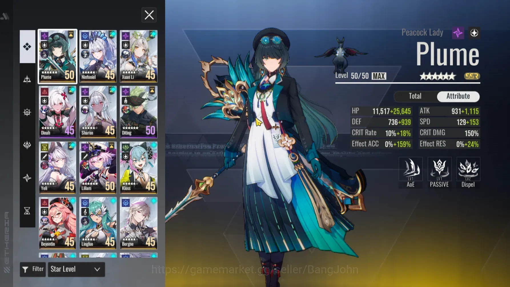 Etheria: Restart Accounts GLOBAL | Lvl 76 | 28 SSR Char | MC Male + Costume image 17