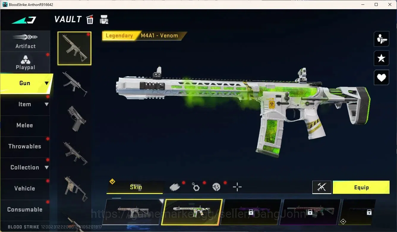 Blood Strike Accounts ASIA | 2 Legendary Guns|ULTRA Striker ETHAN-Raid M image 4