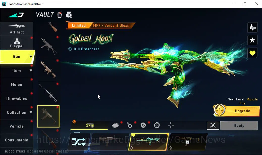 Blood Strike Accounts ASIA|Melee Katar-Claw Of Oblivion|COLLAB Bleach Et image 6
