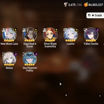 Epic Seven Accounts High-End GLOBAL UnVerif|NewEra|10 ML( Lisette,Renoa,NM Luna,BW Iseria etc) Haru+Art,Ivana,Vildred,Aubade