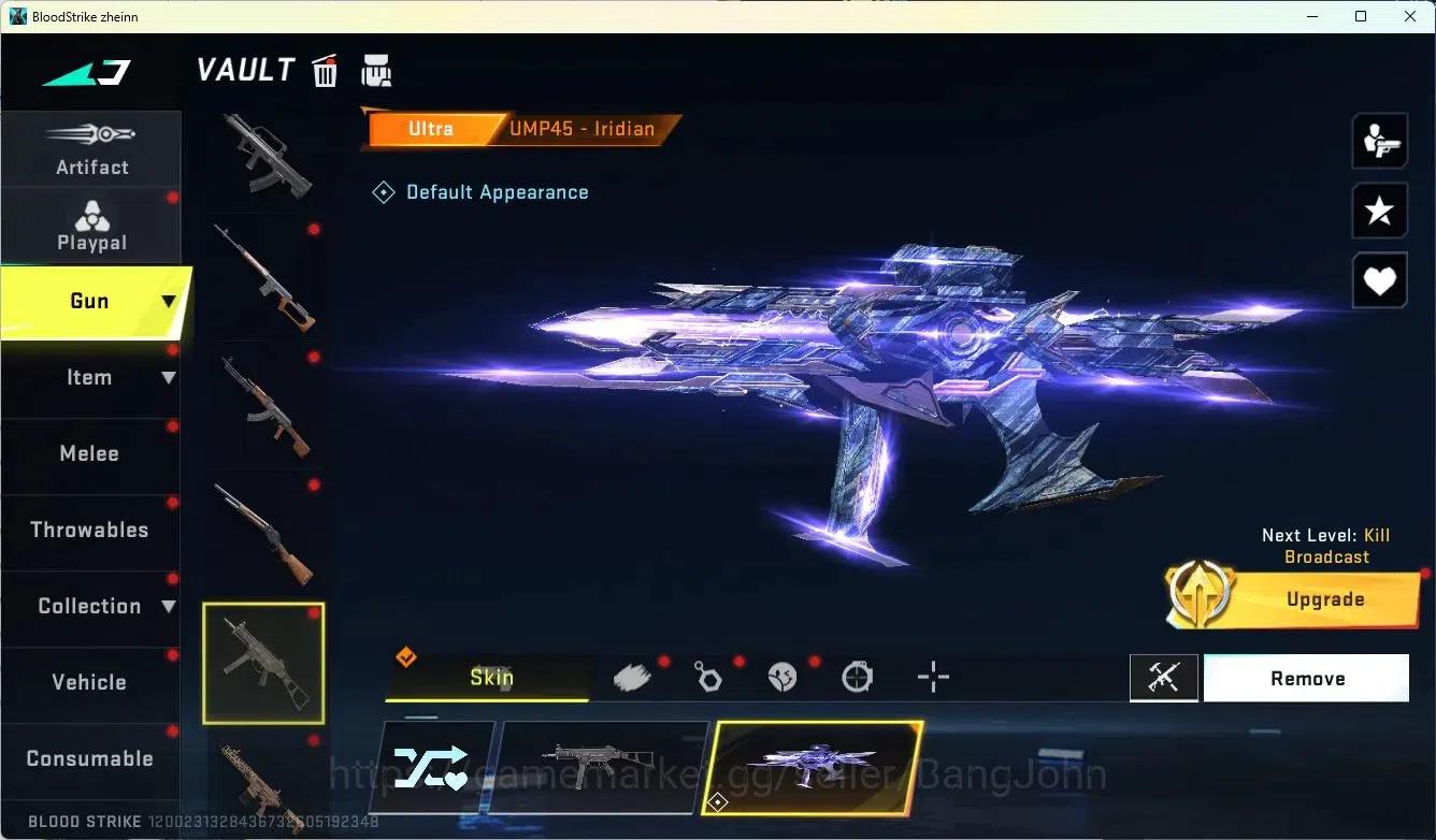 Blood Strike Accounts ASIA | 4 7DS: AK47,M700,Kar98K,QBZ95 | 2 AOT: KAG- image 14