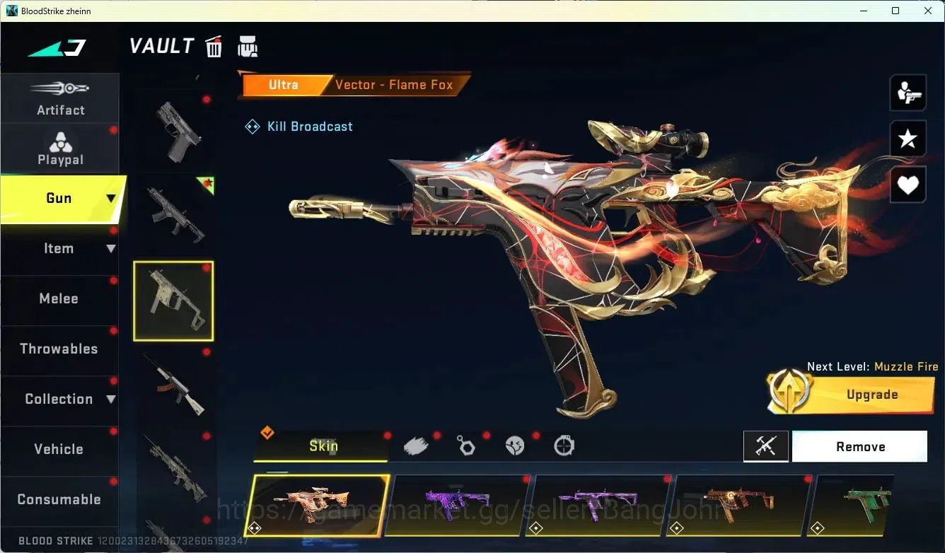 Blood Strike Accounts ASIA | 4 7DS: AK47,M700,Kar98K,QBZ95 | 2 AOT: KAG- image 5