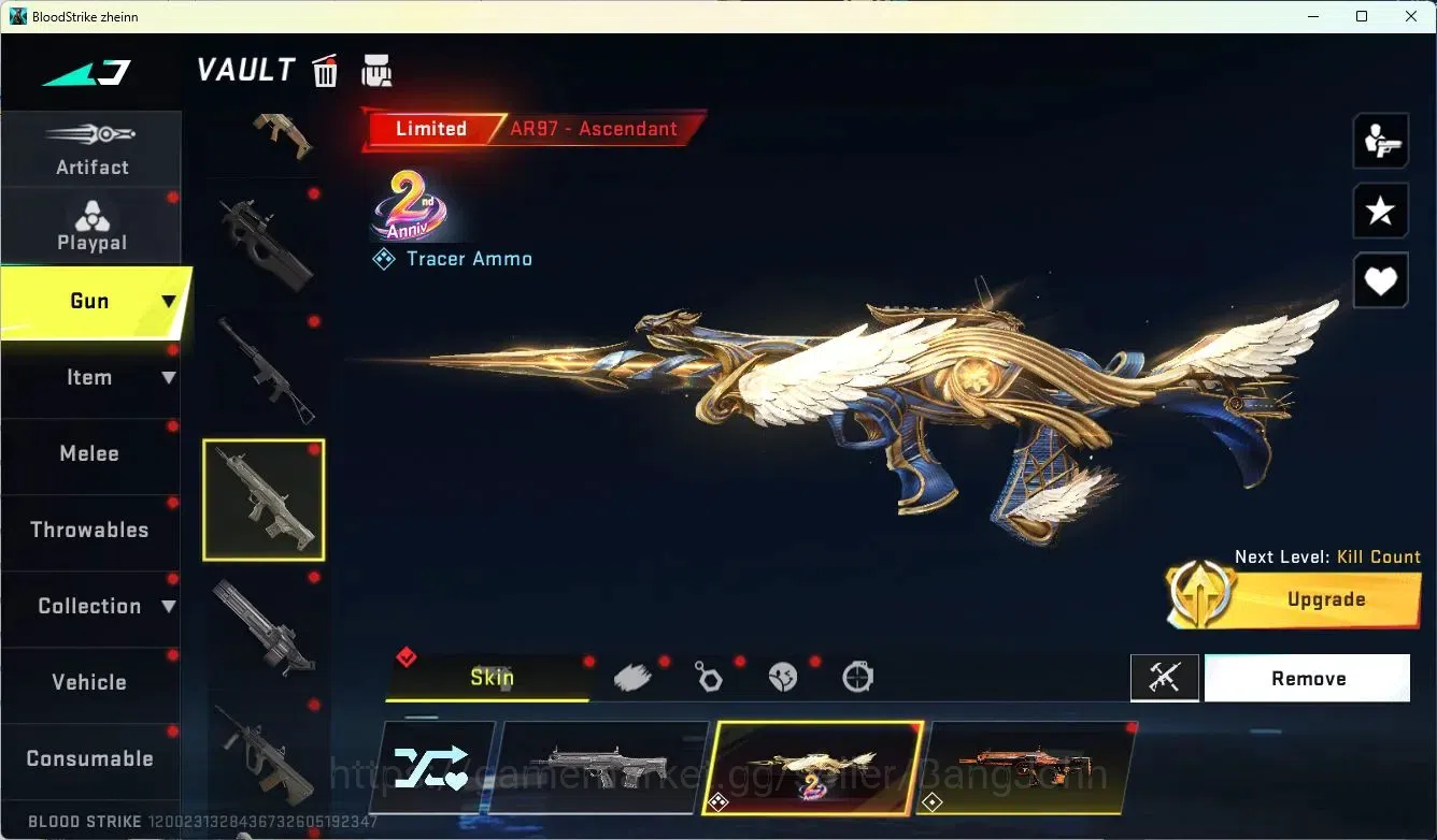 Blood Strike Accounts ASIA | 4 7DS: AK47,M700,Kar98K,QBZ95 | 2 AOT: KAG- image 9