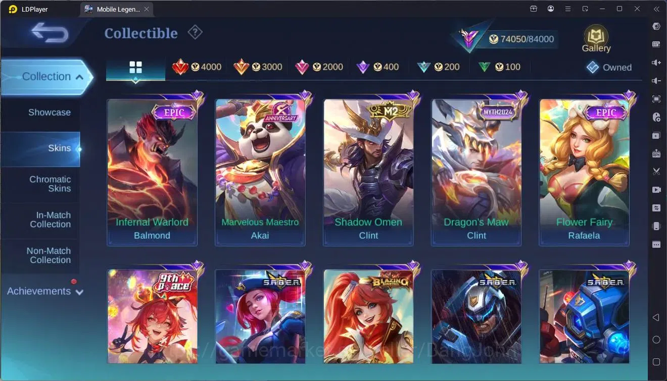 Mobile Legends: Bang Bang Accounts Collector Global|Hero 133|Skin 256|Renowned|Prime Granger|Naruto GS|Sanrio Floryn|TFM 10