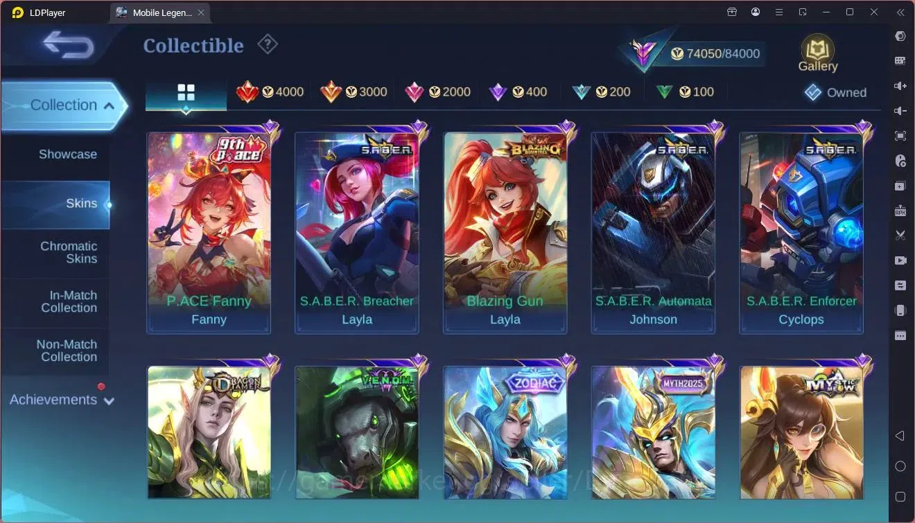 Mobile Legends: Bang Bang Accounts Collector Global|Hero 133|Skin 256|Renowned|Prime Granger|Naruto GS|Sanrio Floryn|TFM 11