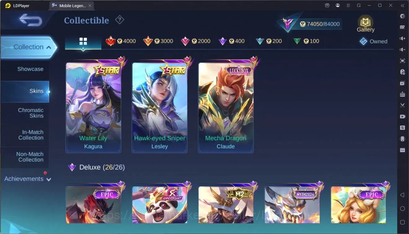 Mobile Legends: Bang Bang Accounts Collector Global|Hero 133|Skin 256|Renowned|Prime Granger|Naruto GS|Sanrio Floryn|TFM 9