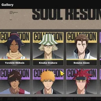 BLEACH: Soul Resonance Accounts NUVERSE SEA|Lvl 40|4 SSR|3 Sign|(Sosuke Aizen B1,Kisuke Urahara)+Stamp,Yoruichi,Byakuya|Log