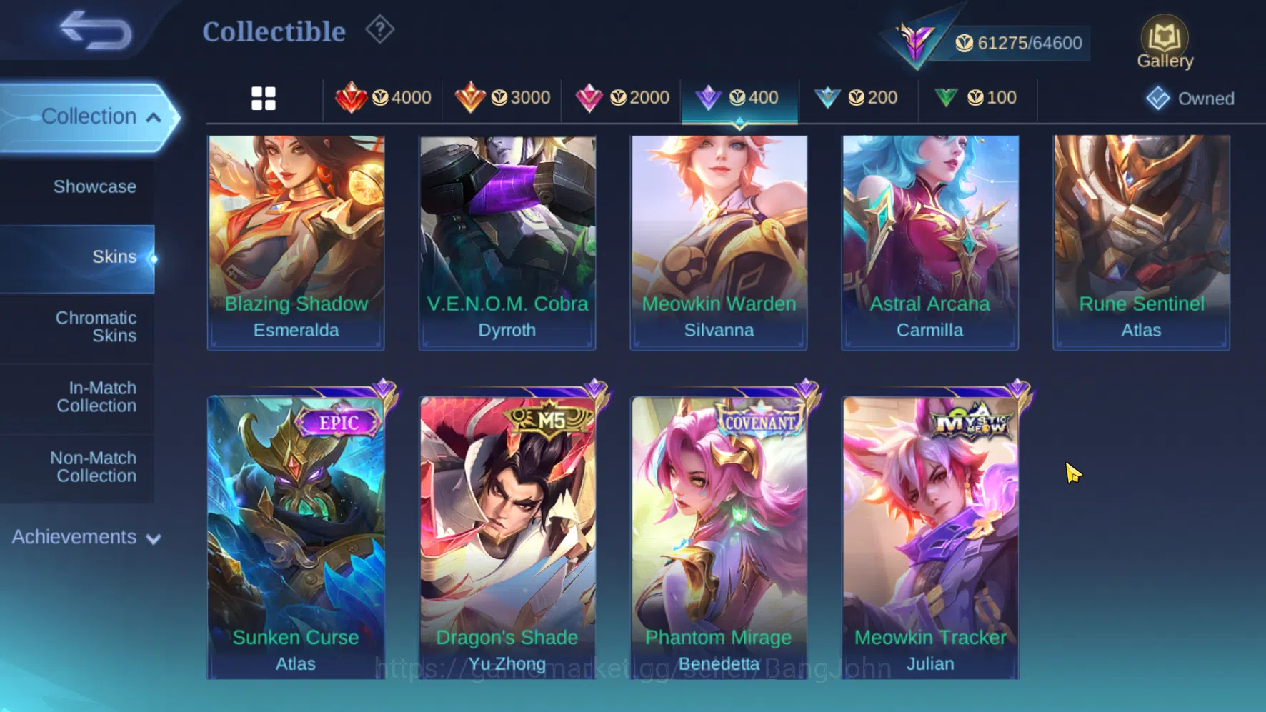 Mobile Legends: Bang Bang Accounts Hero 94 | Skin 237 | Spek Cewe | Prime Granger | A image 10