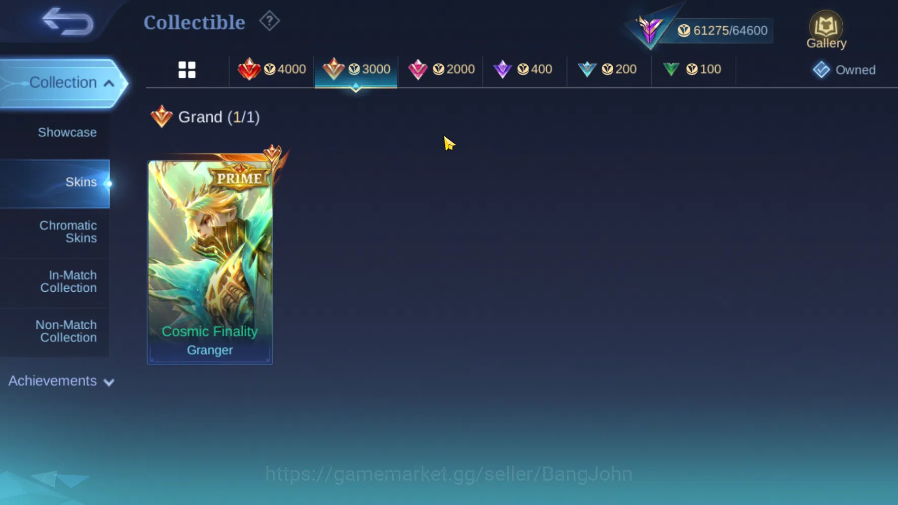 Mobile Legends: Bang Bang Accounts Hero 94 | Skin 237 | Spek Cewe | Prime Granger | A image 5