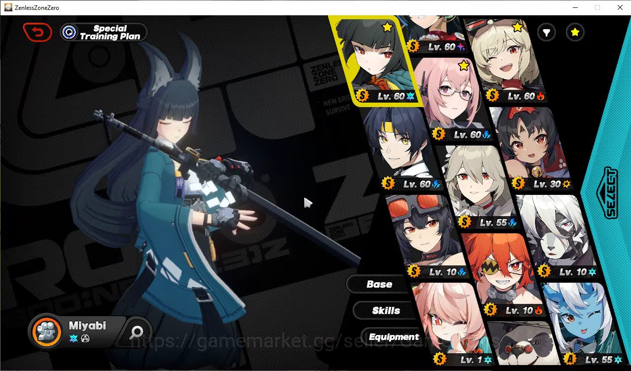 Zenless Zone Zero Accounts ASIA|IK 59|14 Limit,3 Prem Team,3 VoidHunter[(Miya image 5