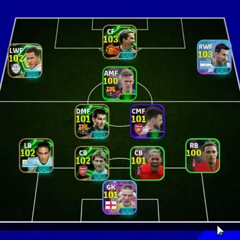 eFootball Accounts Legends & Iconic Players Android|BigTime Diego Forlan,Shunsuke Nakamura|9 Epic Caceres,Owen,Rooney,Pep