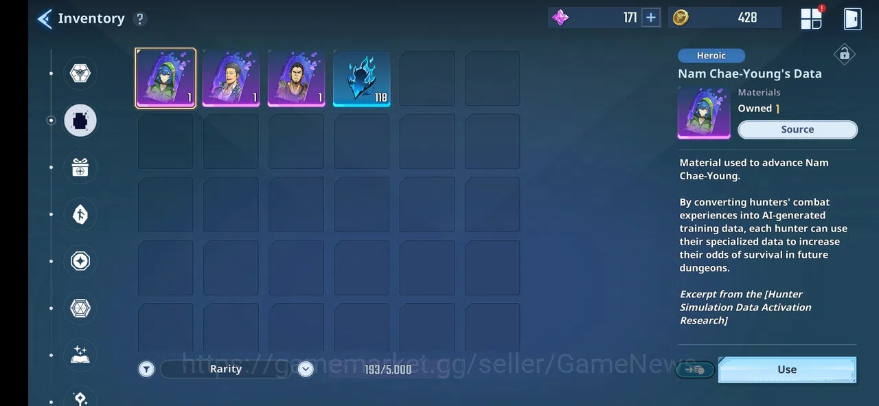 Solo Leveling: ARISE Accounts Total Power 538K | 18SSR |KanaeA5+SignA7,EsilA5+SignA2,MireiA5+Sign,ThomasA2+Sign,IslaA4 & ETC 6
