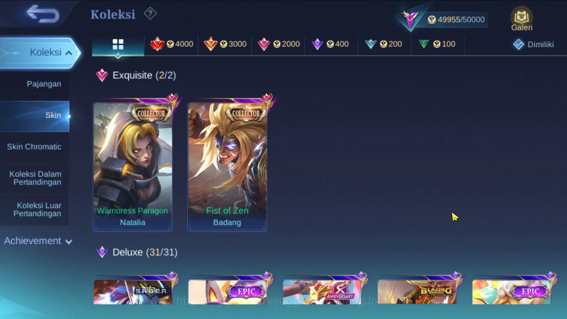 Mobile Legends: Bang Bang Accounts Global Hero 100, Skin 195, Emblem All Max | Prime  image 8