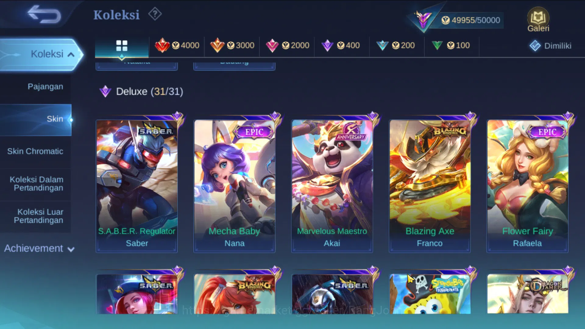 Mobile Legends: Bang Bang Accounts Global Hero 100, Skin 195, Emblem All Max | Prime  image 9