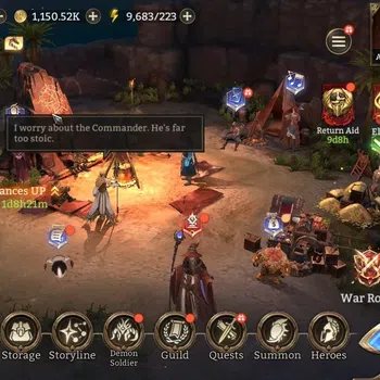 Watcher of Realms Accounts End-Game GlobaL 60x|Lv 52|1,7M Power|1 Lord(Morrigan)|22 Legend(Diao