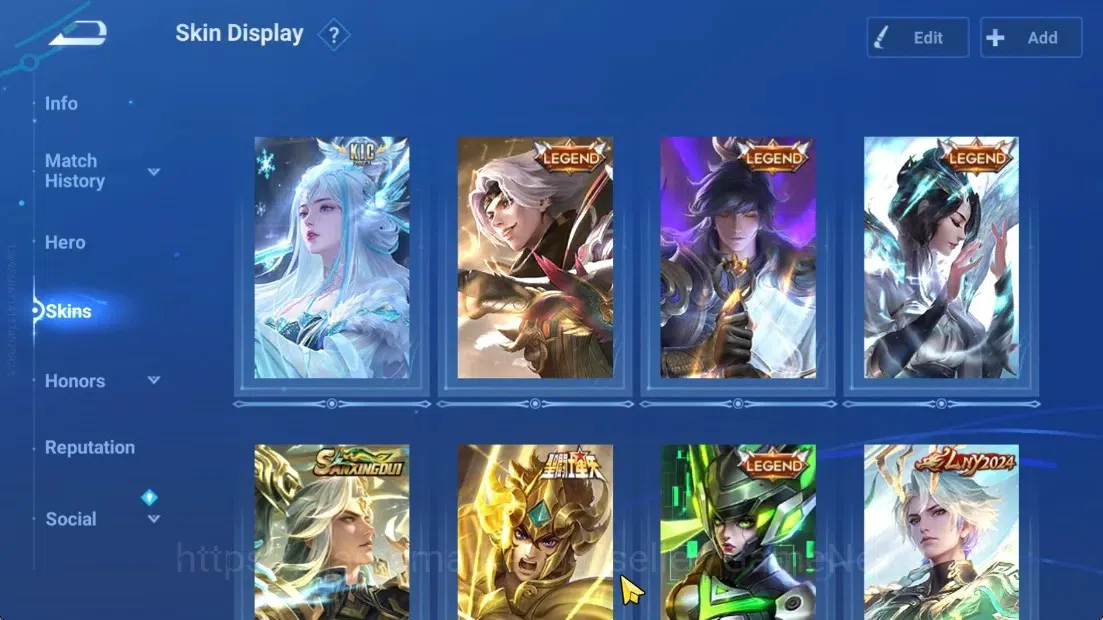 Honor of Kings Accounts Hero112 Skin110|4 Legend,KIC Luna,Sanxingdui HouYi image 3