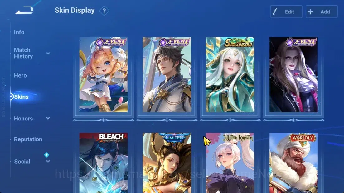 Honor of Kings Accounts Hero112 Skin110|4 Legend,KIC Luna,Sanxingdui HouYi image 5