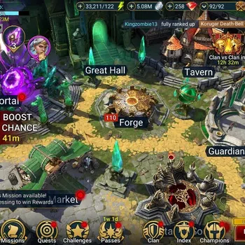 Raid: Shadow Legends Accounts Mid-Game Lv 52|1,23M Power|1 Mythic(Androc)+22