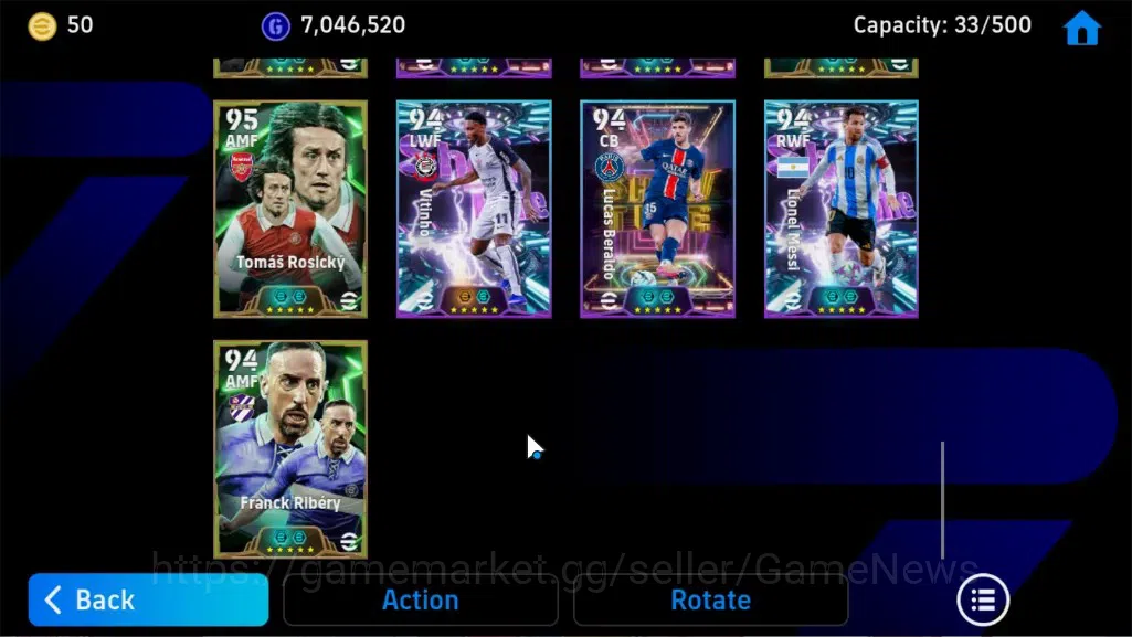 eFootball Accounts Legends & Iconic Players Android|BigTime Gareth Bale,ShowTime Erling Haaland,Epic W Rooney,Wesley 11
