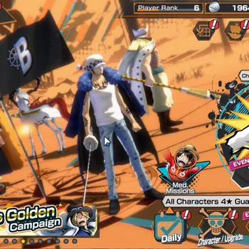 One Piece Bounty Rush Accounts High-End Global|6EX|Fire Emperor Sabo,WI Law,5Elder Nusjuro,4Emperor Teach,BMO Kaido,GP
