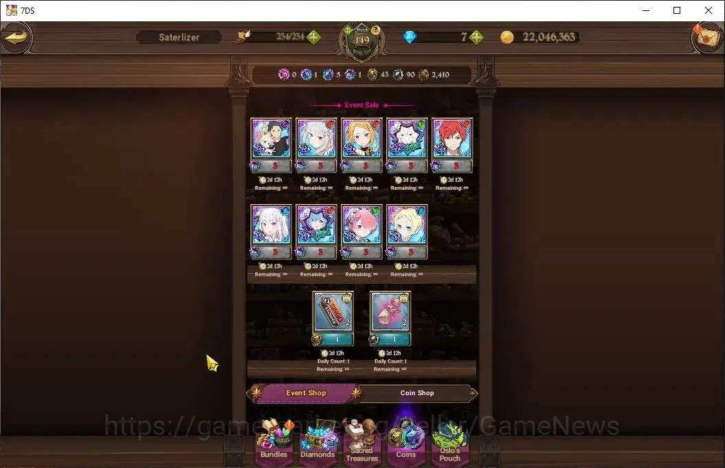 The Seven Deadly Sins: Grand Cross Accounts Asia|10,4M CC|7 LR+13 UR+Many Collab|Truth,DL Rimu image 20