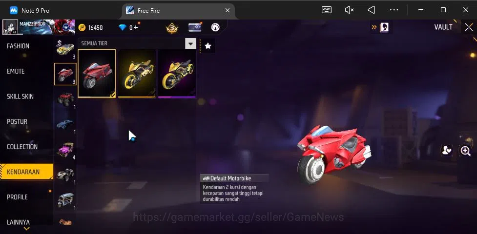 Free Fire Accounts Indonesia|Ak47 Blue Flame Draco Lv 5,SCAR Megalodo image 12