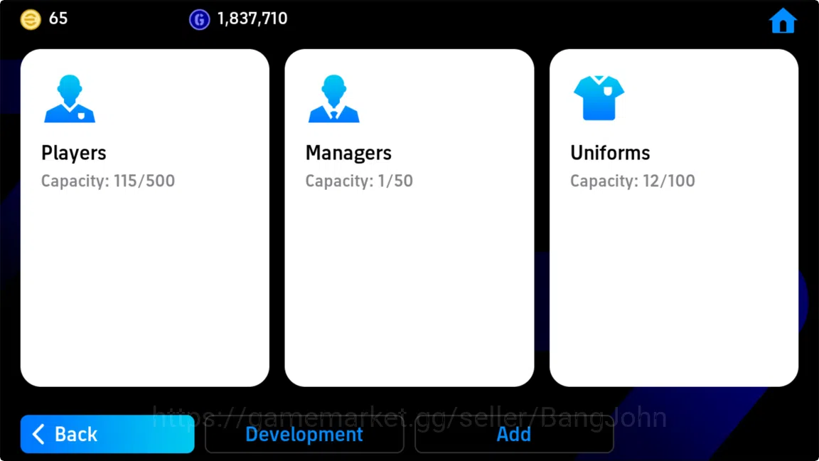 eFootball Accounts Powwr 3126 |david villa blitz cruler , eric canton image 2