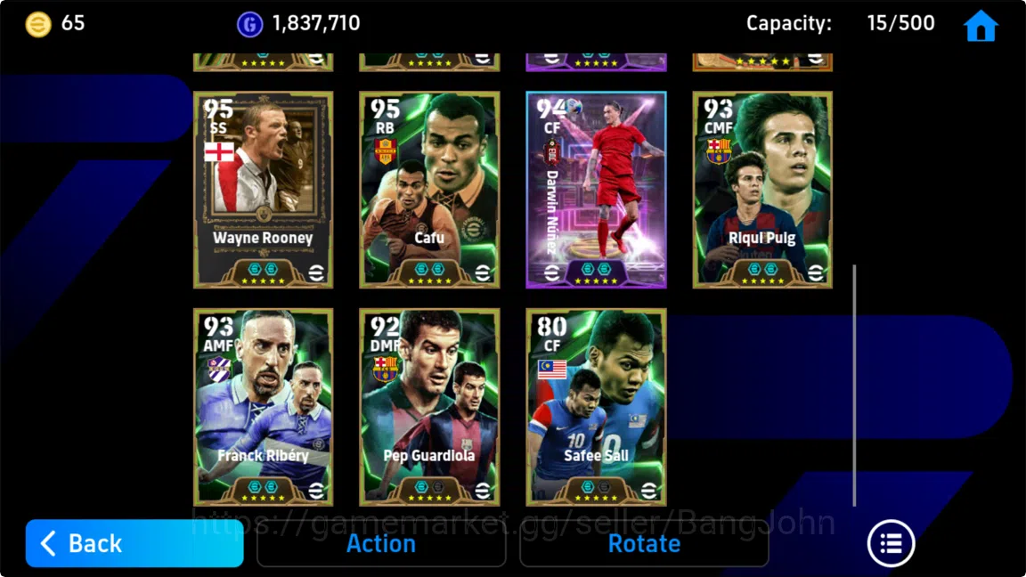 eFootball Accounts Powwr 3126 |david villa blitz cruler , eric canton image 5