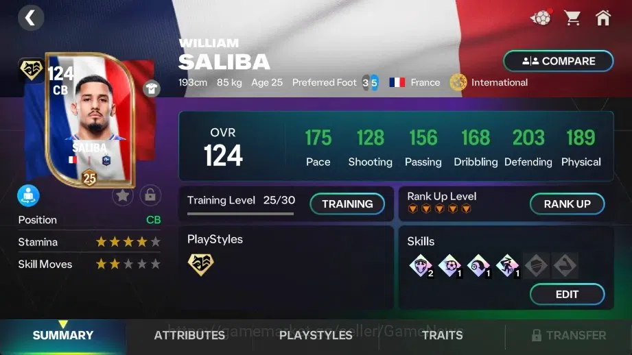 EA SPORTS FC Mobile Accounts OVR 126/64B Value, Max Badge|Starting 11 Full EVO( image 13