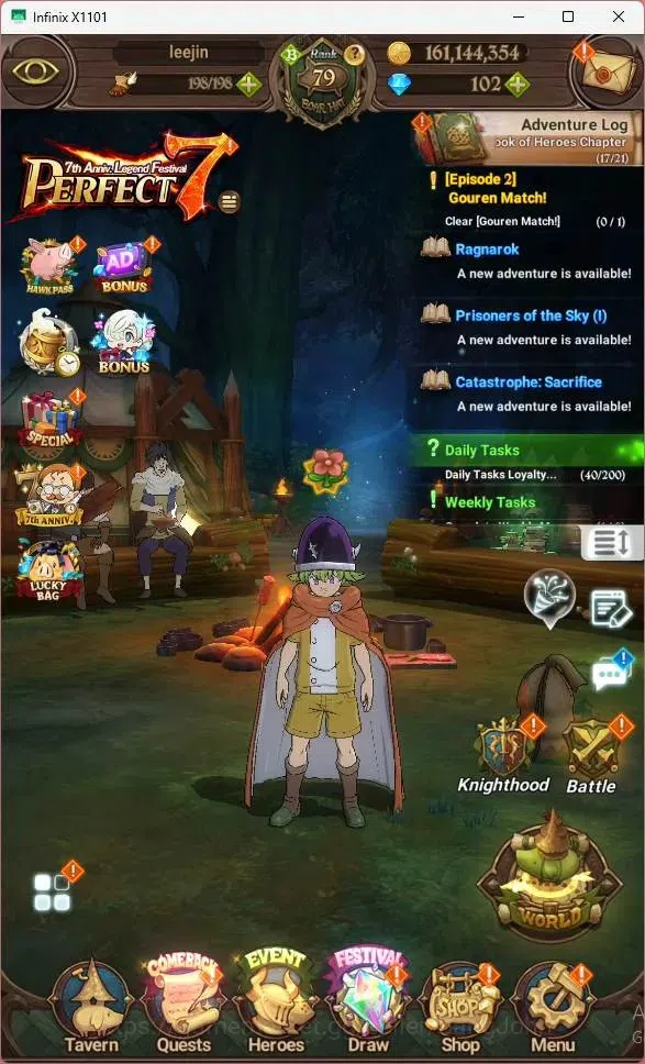 The Seven Deadly Sins: Grand Cross Accounts GLOBAL|4M CC| LR Mesis MAX| UR Menor 2/6,KOP Trist image 8