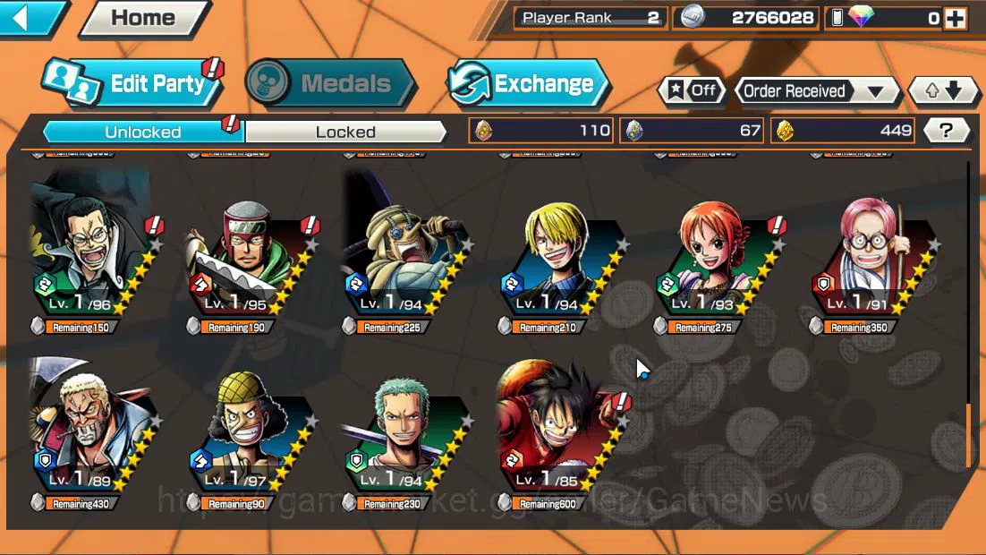 One Piece Bounty Rush Accounts Global|4EX|BMO Kaido,5Elder Nusjuro,Winner Island image 5