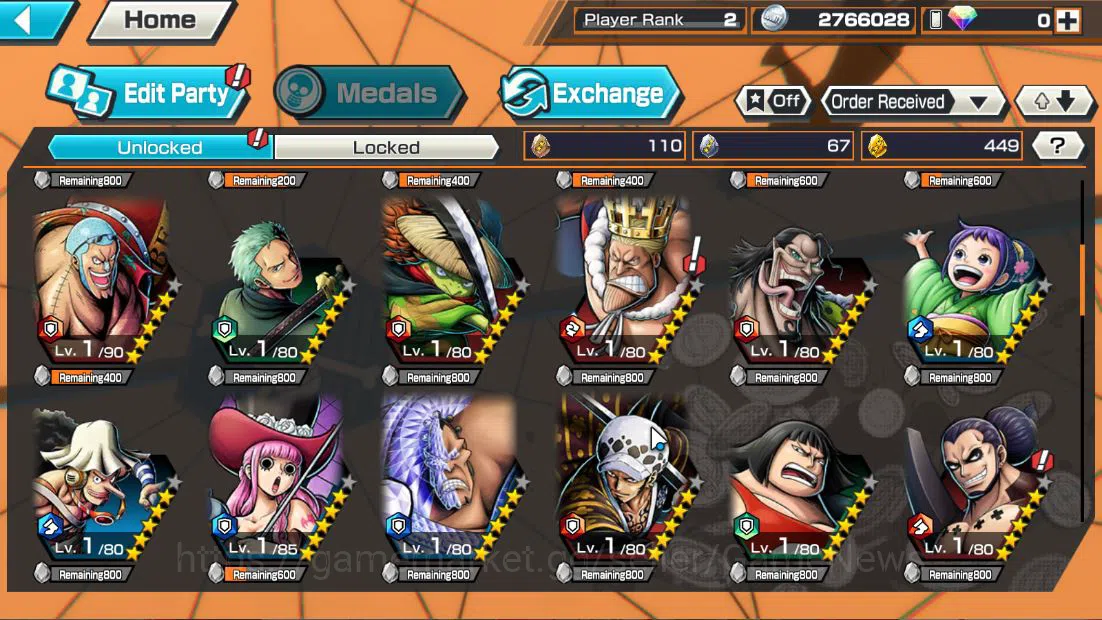 One Piece Bounty Rush Accounts Global|4EX|BMO Kaido,5Elder Nusjuro,Winner Island image 8