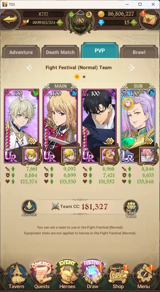 The Seven Deadly Sins: Grand Cross Accounts ASIA|4,4M CC|70 LS+Selector Box|3 LR+6UR+Many Cola image 14