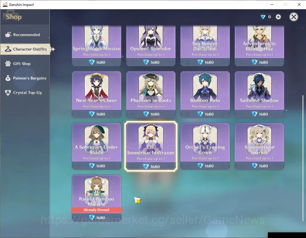 Genshin Impact Accounts ASIA|AR 57|6 Limited + 4(*5 Weapon)|Columbina+Sign image 13