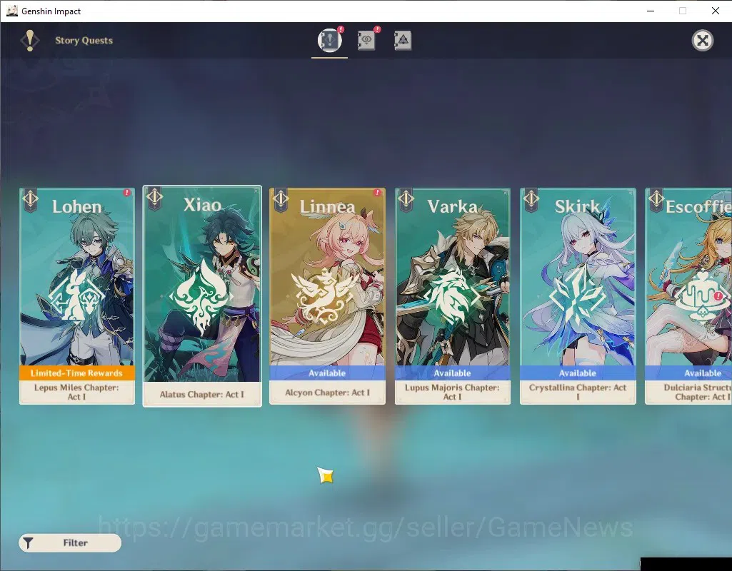 Genshin Impact Accounts ASIA|AR 57|6 Limited + 4(*5 Weapon)|Columbina+Sign image 17