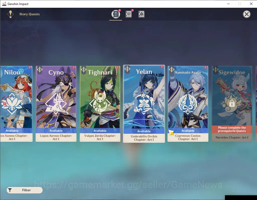 Genshin Impact Accounts ASIA|AR 57|6 Limited + 4(*5 Weapon)|Columbina+Sign image 18