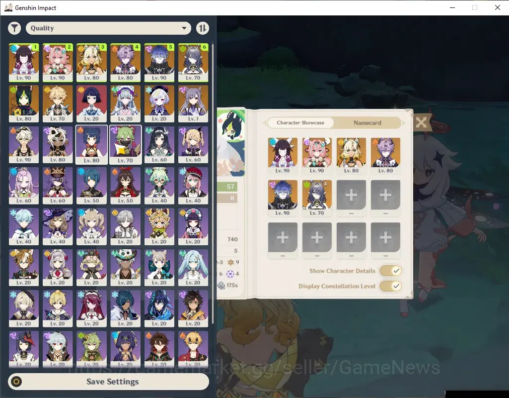Genshin Impact Accounts ASIA|AR 57|6 Limited + 4(*5 Weapon)|Columbina+Sign image 2