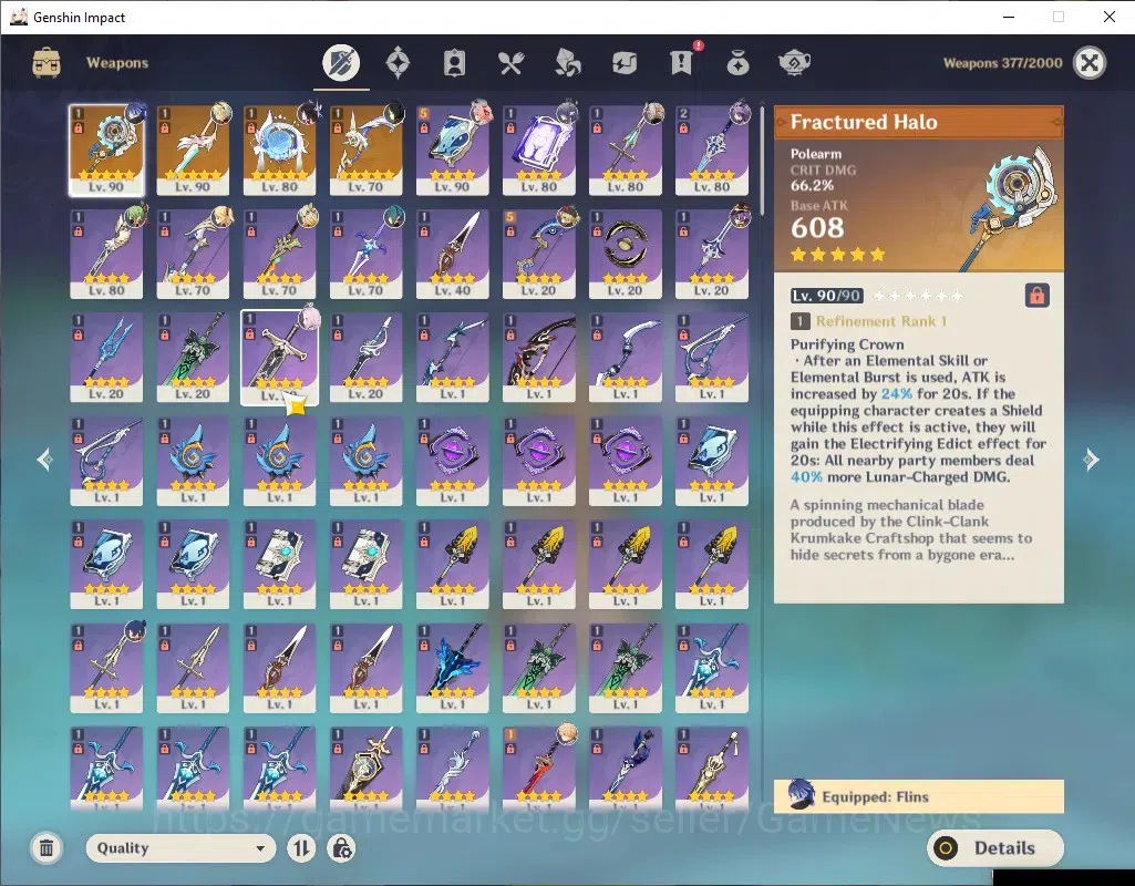 Genshin Impact Accounts ASIA|AR 57|6 Limited + 4(*5 Weapon)|Columbina+Sign image 4