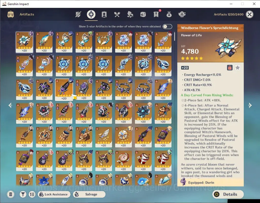 Genshin Impact Accounts ASIA|AR 57|6 Limited + 4(*5 Weapon)|Columbina+Sign image 5