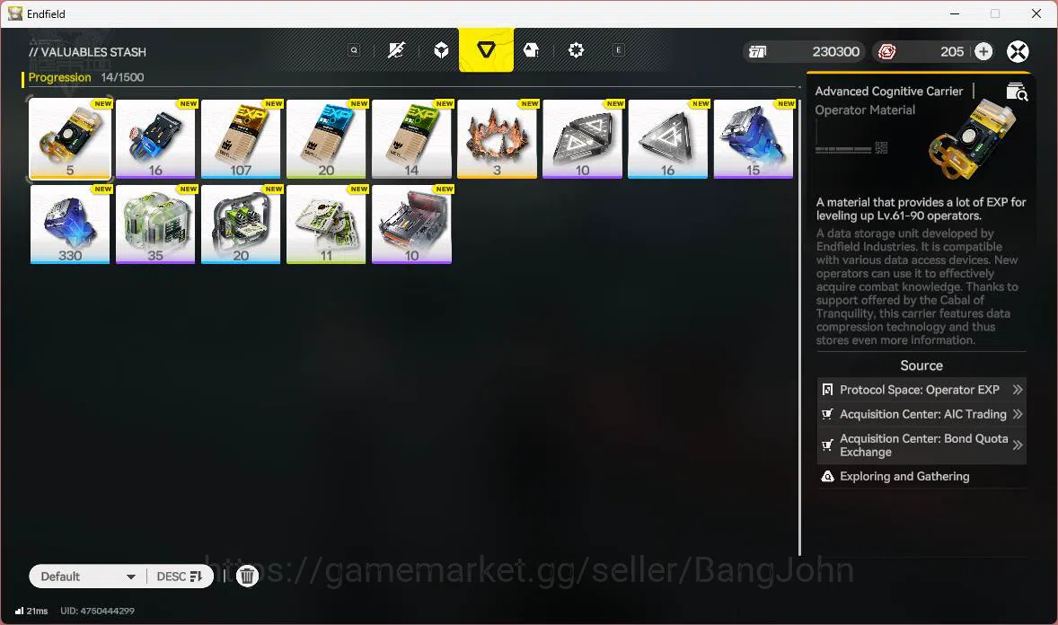 Arknights: Endfield Accounts ASIA|Fresh starter|1 limit| Tangtang, Ardelia+sign image 7