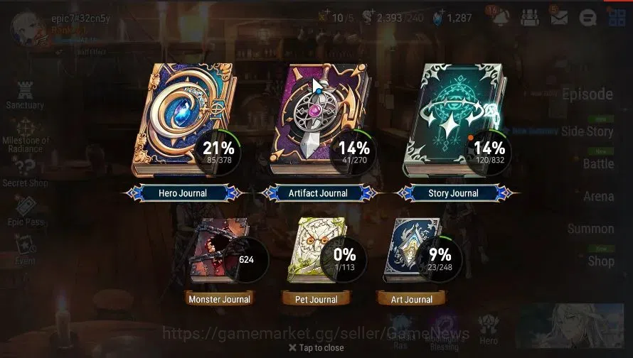 Epic Seven Accounts GLOBAL|UnVerif|6 ML(Zio,AYufine,NC Landy,LC Bellon image 3