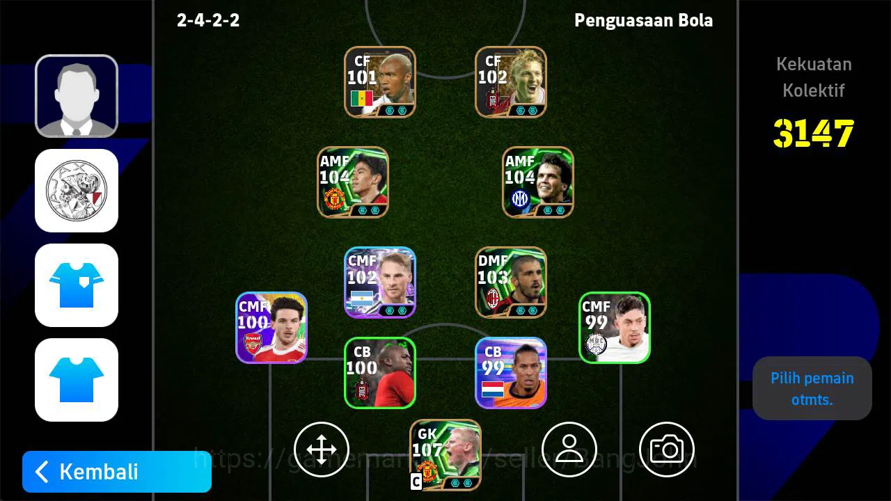 eFootball Others power 3147, Schmeichel epic, shinji Kagawa epic, m image 1