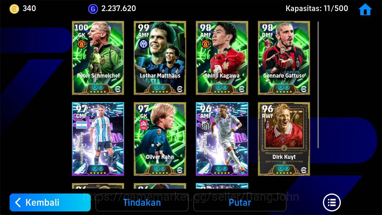 eFootball Accounts power 3147, Schmeichel epic, shinji Kagawa epic, m image 3