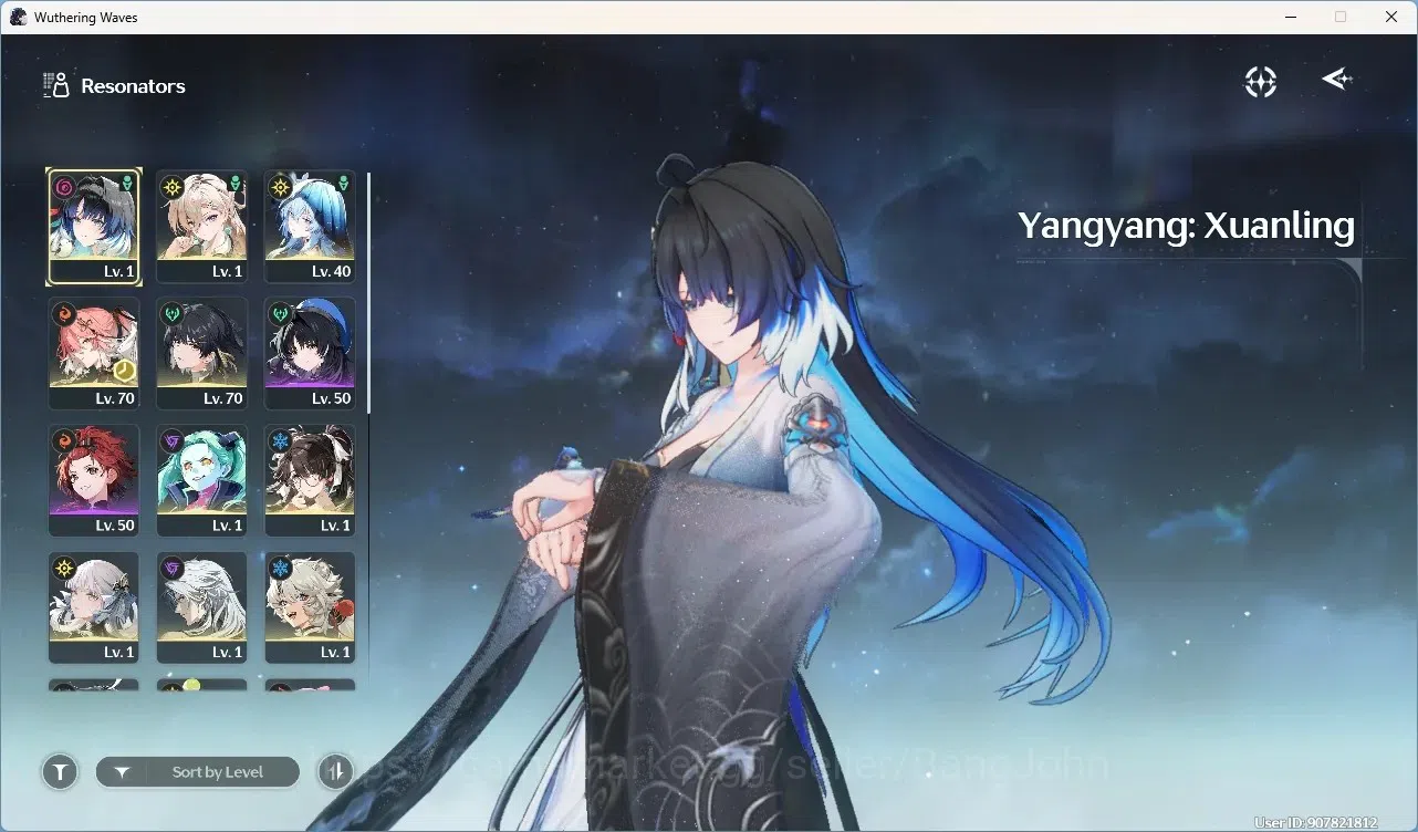Wuthering Waves Accounts Starter SEA|UL 49|Rank 5|6 Char 2