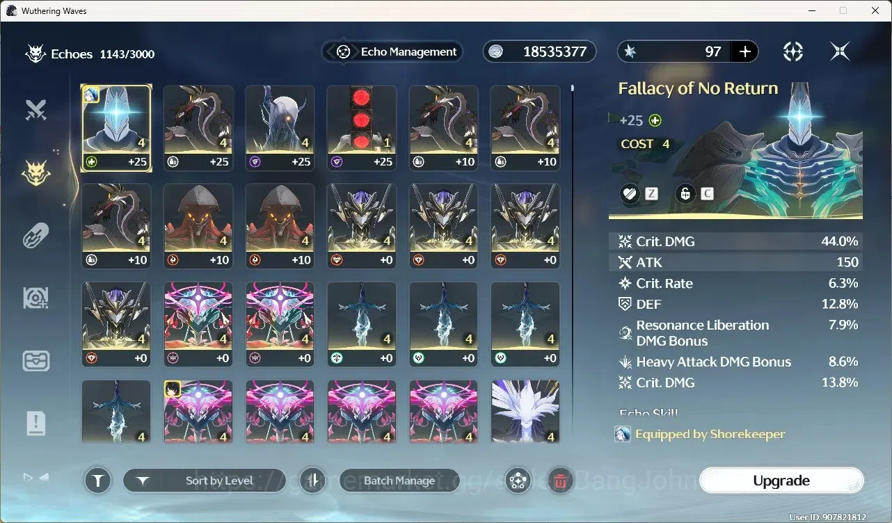Wuthering Waves Accounts Starter SEA|UL 49|Rank 5|6 Char 8