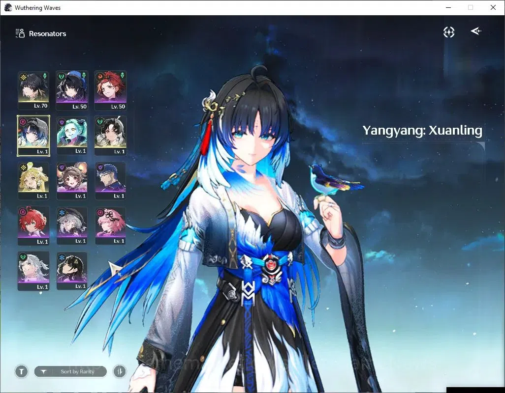 Wuthering Waves Accounts Others SEA |UL 49|2 Limited|Yangyang: Xuanling RC 5 + Signature, Rebecca|151 Lstr Tide|DB Lvl 2