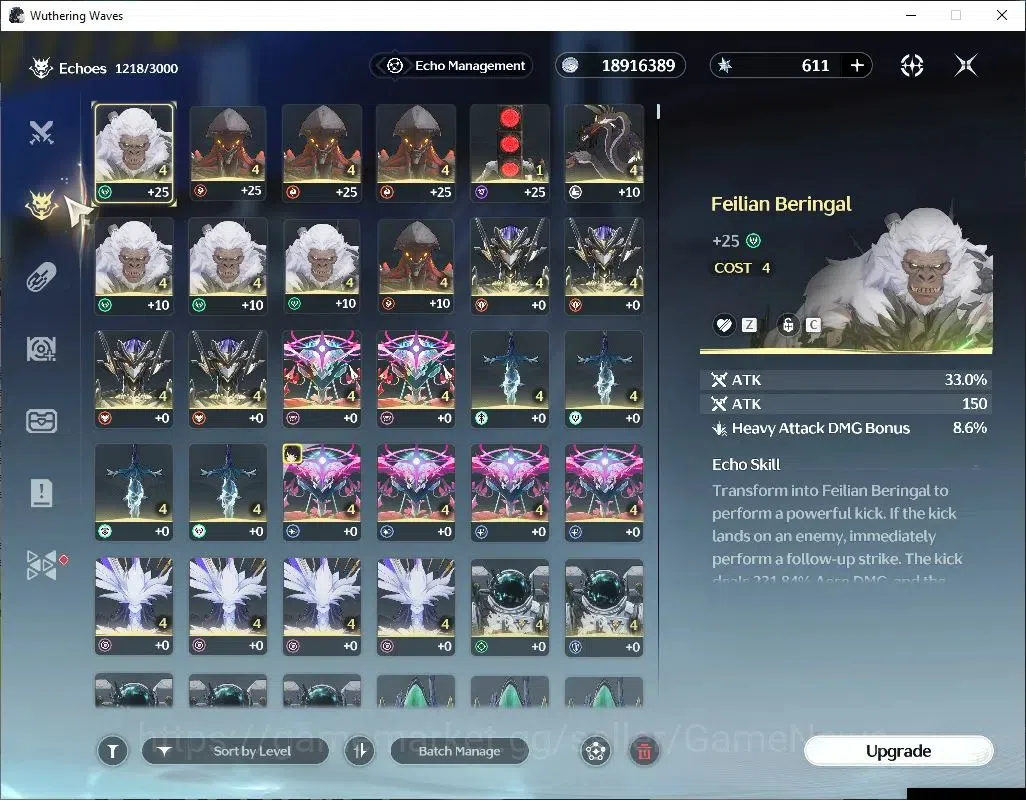 Wuthering Waves Accounts Others SEA |UL 49|2 Limited|Yangyang: Xuanling RC 5 + Signature, Rebecca|151 Lstr Tide|DB Lvl 6
