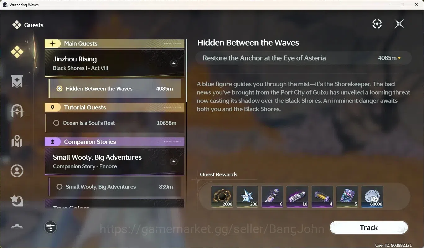 Wuthering Waves Accounts SEA|UL 58|Rank 6|4 Char Limited [jinshi]+Sign, Pho image 4