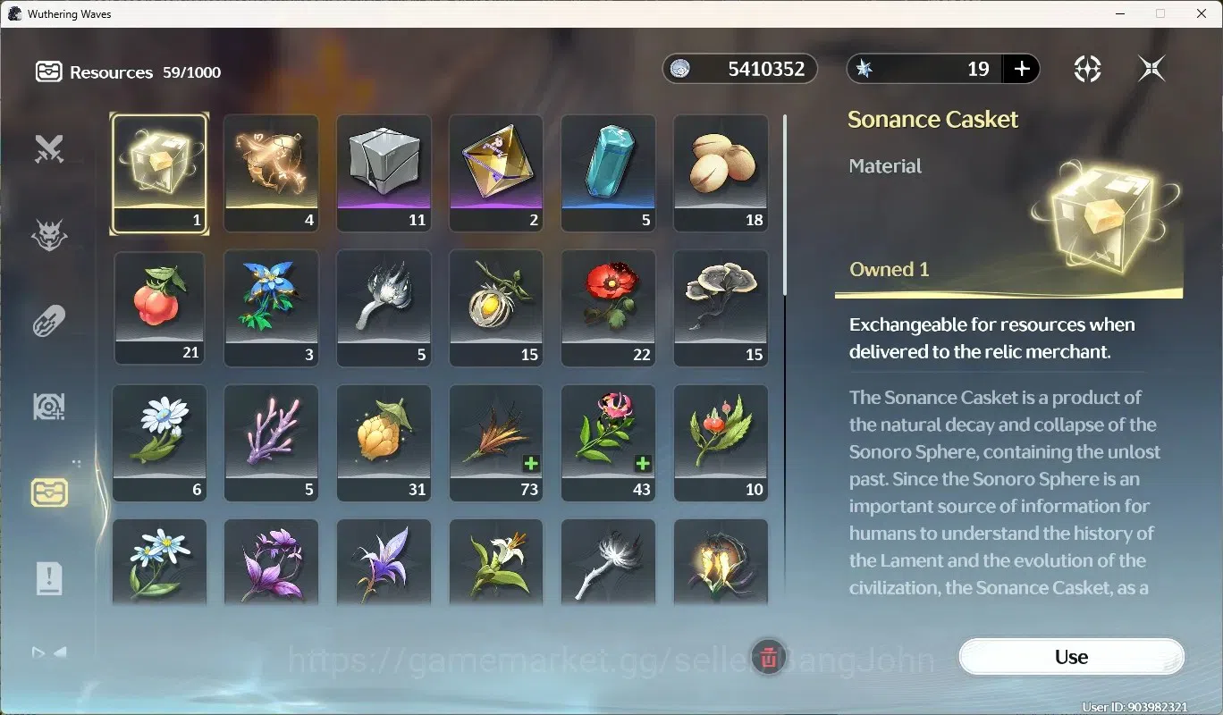 Wuthering Waves Accounts SEA|UL 58|Rank 6|4 Char Limited [jinshi]+Sign, Pho image 9