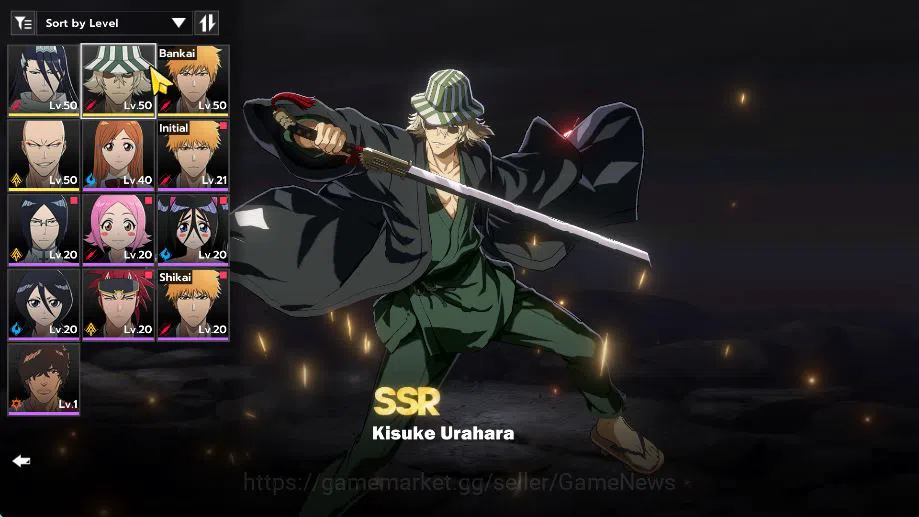 BLEACH: Soul Resonance Accounts [Nuverse SEA Server]|Lv32|4 SSR[Byakuya+Sign,Ichig image 4